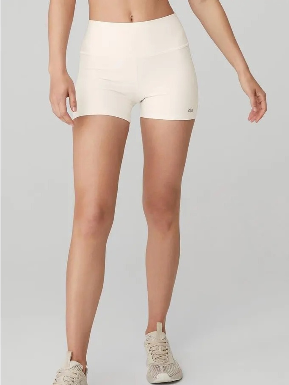 ALO Yoga Ivory High-Rise Airlift Short